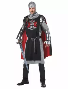 Medeltida riddarmaskeraddräkt herr, Storlek: Small/Medium