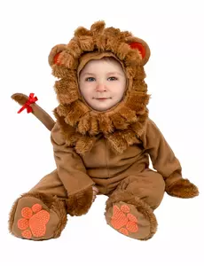Lyxig lejonmaskeraddräkt för baby, Storlek: 12-18 månader (74-81 cm)