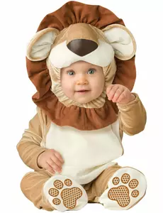 Klassisk maskeraddräkt lejon för baby, Storlek: 12-18 månader (74-81 cm)