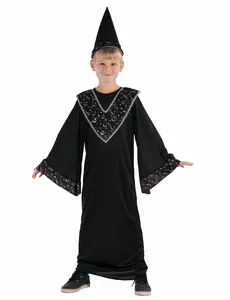 Maskeraddräkt trollkarlselev barn, Storlek: 4-6 år (110-120 cm)