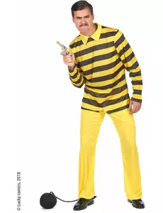 Dalton maskeraddräkt herr - Lucky Luke™, Storlek: X-Large