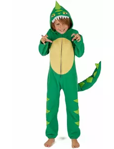 Dinosauriemaskeraddräkt barn, Storlek: 5-6 år (S)