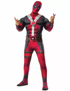 Lyxmaskeraddräkt Deadpool 2™ vuxen, Storlek: X-Large