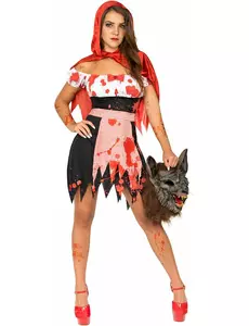 Zombie Rödluvan dam, Storlek: Medium/Large