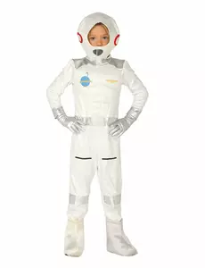 Kosmonautmaskeraddräkt barn, Storlek: 9 år (125-135 cm)