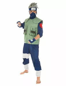Kakashi Hatake Naruto™-maskeraddräkt herr, Storlek: Medium