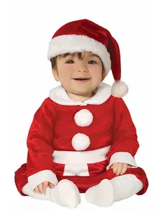 Maskeraddräkt tomtemor baby, Storlek: 18-24 månader (89 - 93 cm)