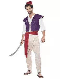 Lyxig orientalisk prins-maskeraddräkt vuxen, Storlek: Large/X-Large