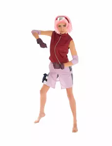 Sakura Haruno Naruto™ maskeraddräkt dam, Storlek: Medium