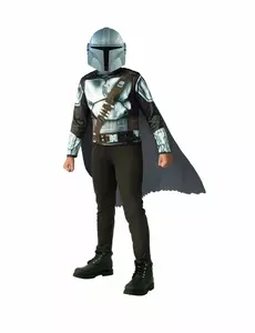 Klassisk The Mandalorian™-maskeraddräkt barn, Storlek: 5-6 år (110 till 116 cm)