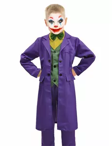 Joker™-maskeraddräkt barn, Storlek: 8-10 år