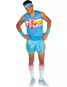 Ken™ aerobics-maskeraddräkt herr, Storlek: X-Large