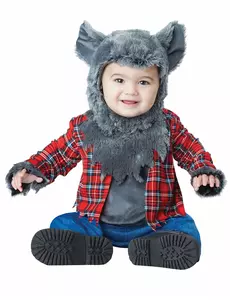 Lyxig varulvsmaskeraddräkt baby, Storlek: 18-24 månader(86 cm)