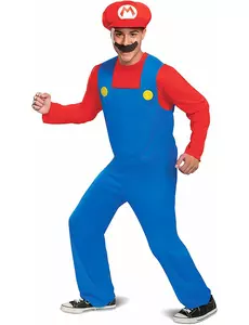 Klassisk Mario™-maskeraddräkt vuxen, Storlek: Medium