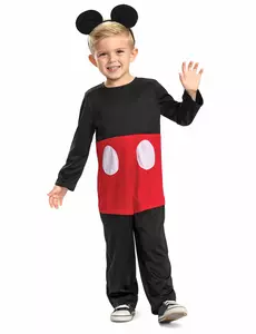 Klassisk Mickey Mouse™-maskeraddräkt barn, Storlek: 2 år (84-91 cm)