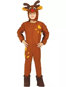 Maskeraddräkt liten julren barn, Storlek: 5-6 år (110-115 cm)