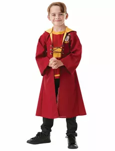 Harry Potter™ Quidditch-maskeraddräkt barn, Storlek: 7-8 år (122 till 128 cm)