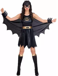 Klassisk Batgirl™-maskeraddräkt för dam, Storlek: Medium
