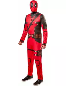Deadpool™ standardmaskeraddräkt vuxen, Storlek: Medium