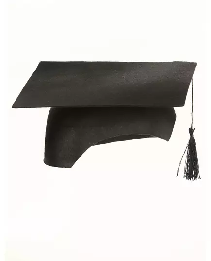 Svart studentmössa vuxen
