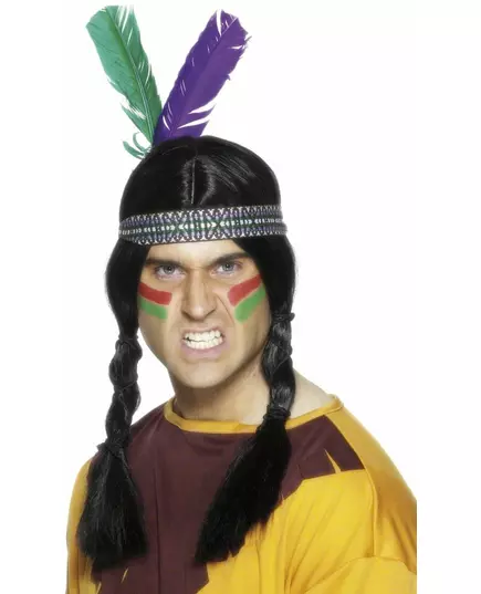 Indianskt pannband för vuxen