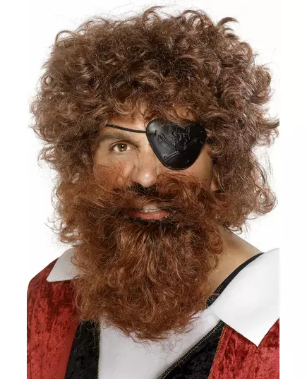 Brun piratskägg herr