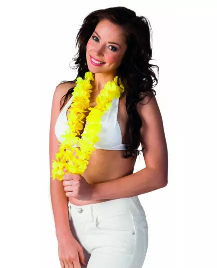 Gult hawaiianskt halsband