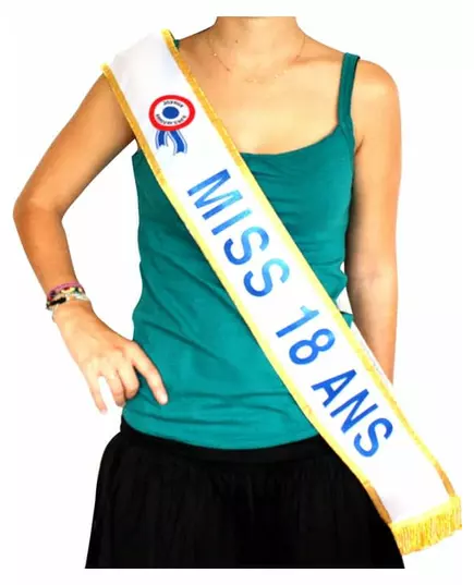 Miss 18 år-skärp 184 cm