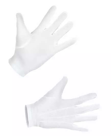 Korta vita handskar vuxen, Storlek: Medium/Large