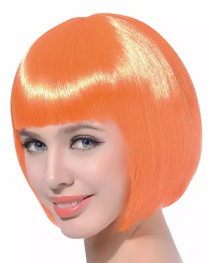 Kort orange peruk dam