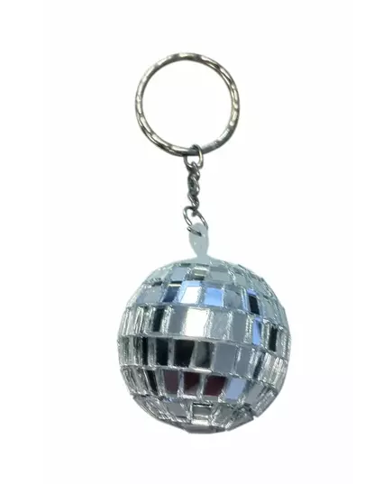 Nyckelring med discokula 4 cm