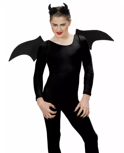 Set med svart Halloween-demon