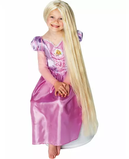 Självlysande prinsessan Rapunzel™-peruk för flickor