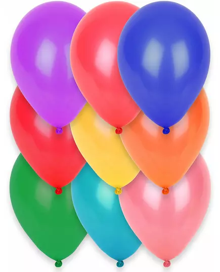 12 mångfärgade ballonger 28 cm