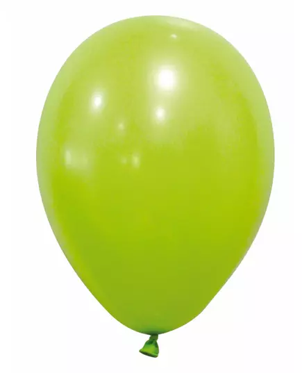 12 ljusgröna ballonger 28 cm