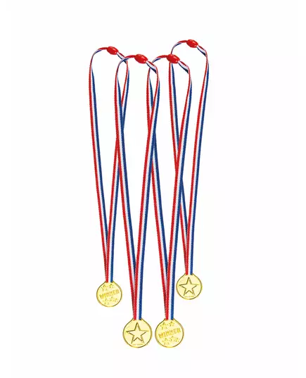 4 mini trikolormedaljer