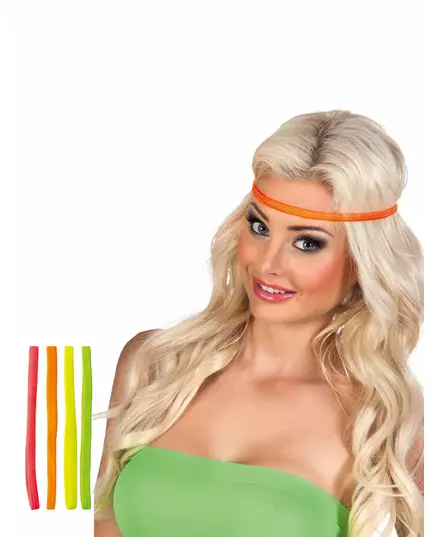 4 fluorescerande pannband vuxen