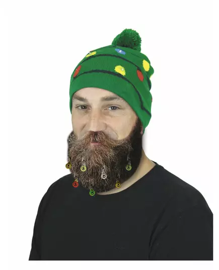 9 clips för skägg eller hår med julkulor