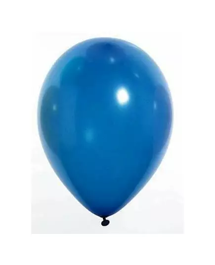 100 metalliska blå ballonger 29 cm
