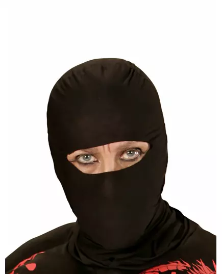 Svart ninjabalaklava vuxen