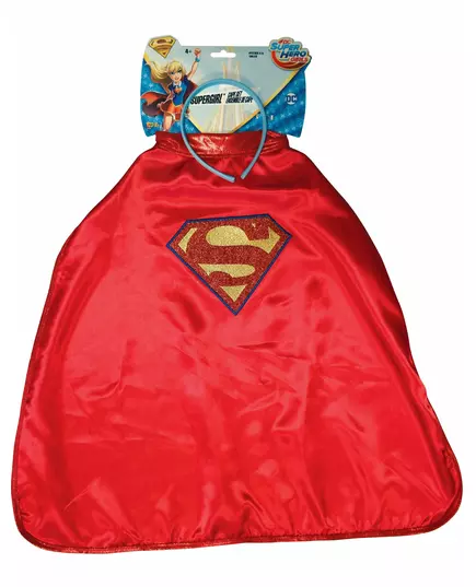 Supergirl™ Super Hero Girls™ mantel och diadem barn