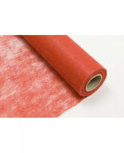 Röd nonwoven-bordslöpare 29 cm x 10 m