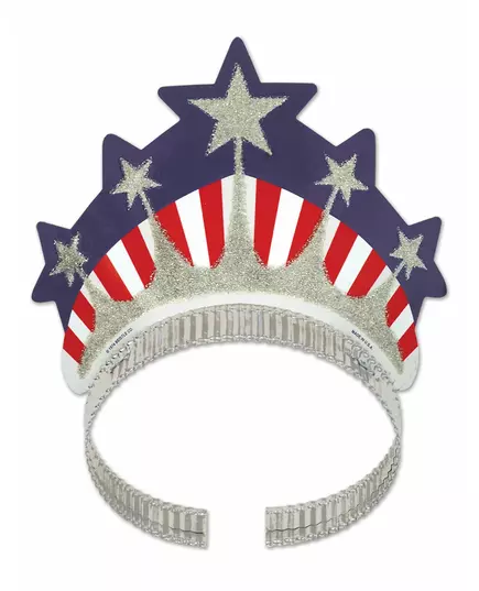 Paljettprydd Miss Liberty-krona
