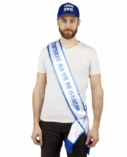 Blå scarf J'enterre ma vie de garçon