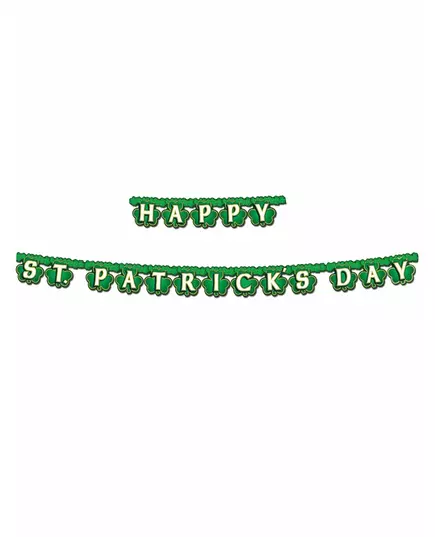 Grön Happy St. Patrick's Day-girlang 2 m
