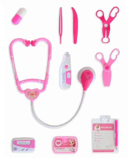 Doktorskit 10 delar rosa