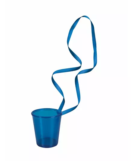 Set med 6 blå shooterhalsband