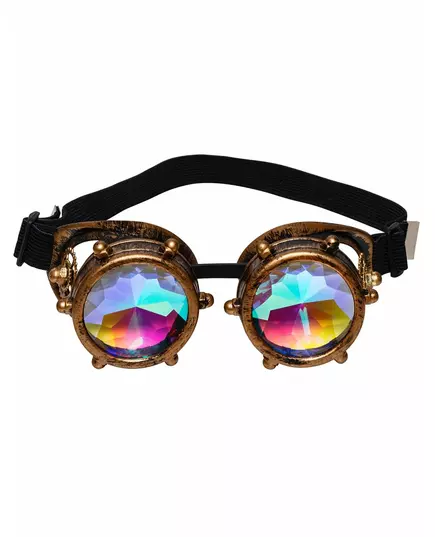 Steampunkglasögon med prismalinser vuxen