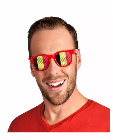 Supporterglasögon Belgien vuxen
