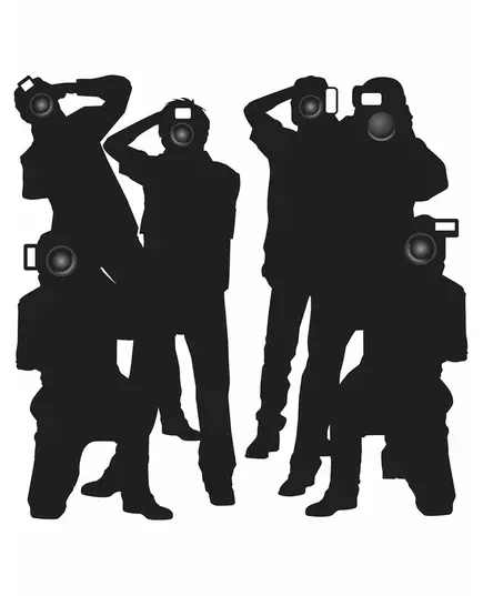 2 väggdekorationer Paparazzi 1,7 m